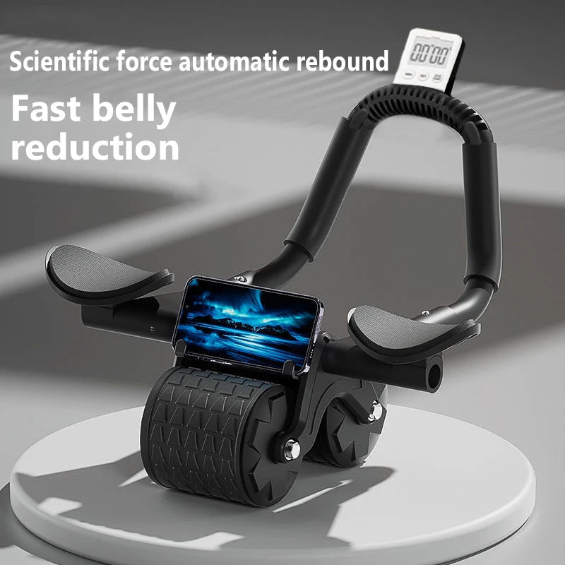 AuraPro™ - Abdominal wheel with automatic rebound and ergonomic support
